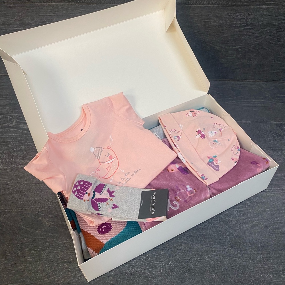 Baby gift box - souris mini - 9-12 mois